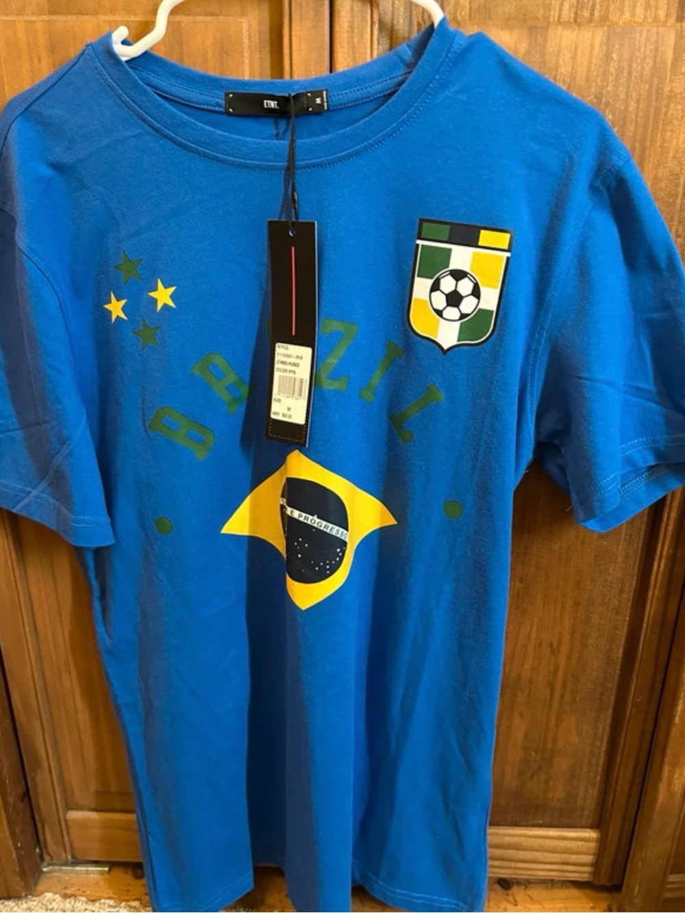 NWT Men’s Soccer Brazil Graphic T-shirt